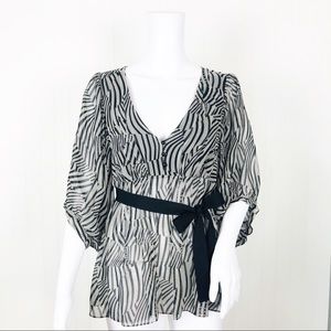 Ted Baker Silk Striped Blouse